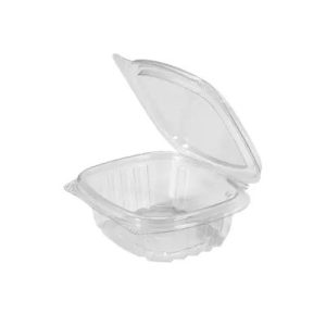 CLEAR PET HINGED DELI CONTAINER 4OZ - Nikko Sun Foods